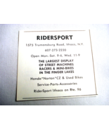 1972 Ad Ridersport, 1575 Trumansburg Road, Ithaca, N.Y. Street Machines,... - $10.96 CAD