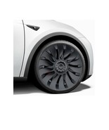 19inch Full Coverage 4PCS Matte Black Wheel Covers Model Y Hubcaps for T... - $69.29