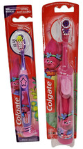 Colgate Trolls Kids Toothbrush Set Extra Soft Battery Operated &amp; Manual ... - £11.44 GBP