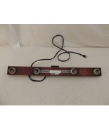 Vintage Original Acme Lite Mov-E-Lite  4 Light Bar Red &amp; Black Chicago 5... - $76.49