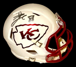 Travis Kelce Autographed Signed Kansas City Chiefs Football Mini Helmet wAP/COA - £190.37 GBP