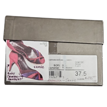 Vintage Bruno Magli Sophi Multi Color 3 2/1" Heel Size 7 Never Worn image 10
