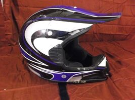 Bieffe Helmet Full Face Blue Black White Silver DOT Certified Visor Good... - $79.19