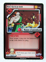 2001 Score Limited Dragon Ball Z DBZ CCG TCG Red Tactical Drill #109 - Tien - $4.99