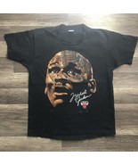Michael Jordan 1991 Big Face Anvil Mens XL T Shirt Gardner Graphic Singl... - $124.53 CAD