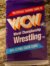 1991 WCW World Championship Wrestling UNOPENED pack of trading cards - €11,97 EUR