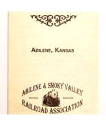 1997 Abilene &amp; Smoky Valley Railroad Kansas Brochure Vintage Pamphlet F13E - $19.99