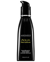 Wicked Sensual Care Hypoallergenic Aqua Sensitive Water Based Lubricant - 4 oz U - $27.99