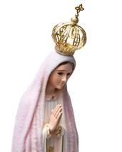 Our Lady Of Fatima Virgin Mary, Statue Change the Color with Time 19.7 Inch - $188.05