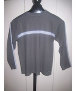 PLACE BOYS 100% ACRYLIC GRAY CREW-NECK PULLOVER SWEATER XL(14)-WORN ONCE... - $5.89
