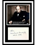 ULTRA RARE - WINSTON CHURCHILL - LEGEND OF HISTORY - AUTHENTIC SIGNED AU... - $319.99