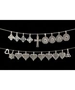(19) Argento Sterling Collezione Di Celtico, Cuore, Croce &amp; Fiocco Neve ... - €224,45 EUR