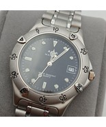 AVIA MARINER QUARTZ BLACK DIAL 167602 JAPAN MEN&#39;S New Battery Vtg - $95.72 CAD