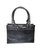 Y2K Vegan Leather Black Mini Bag Handbag Purse Bow Classic Preppy - $33.71