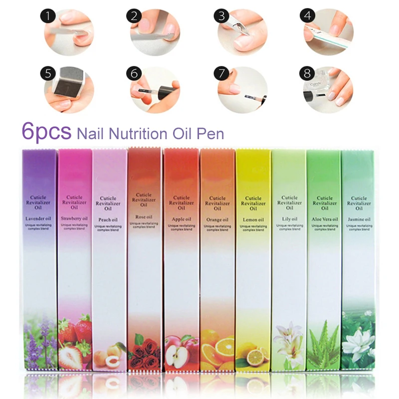 15 Smells Nail Nutrition Oil Pen Nail Treatment Cuticle Revitalizer Oil Prevent - £12.11 GBP