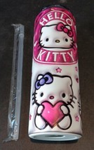 Hello Kitty Hot Or Cold Tumbler 20 oz with Lid, Straw and Cleaning Tool(P3) - £27.69 GBP