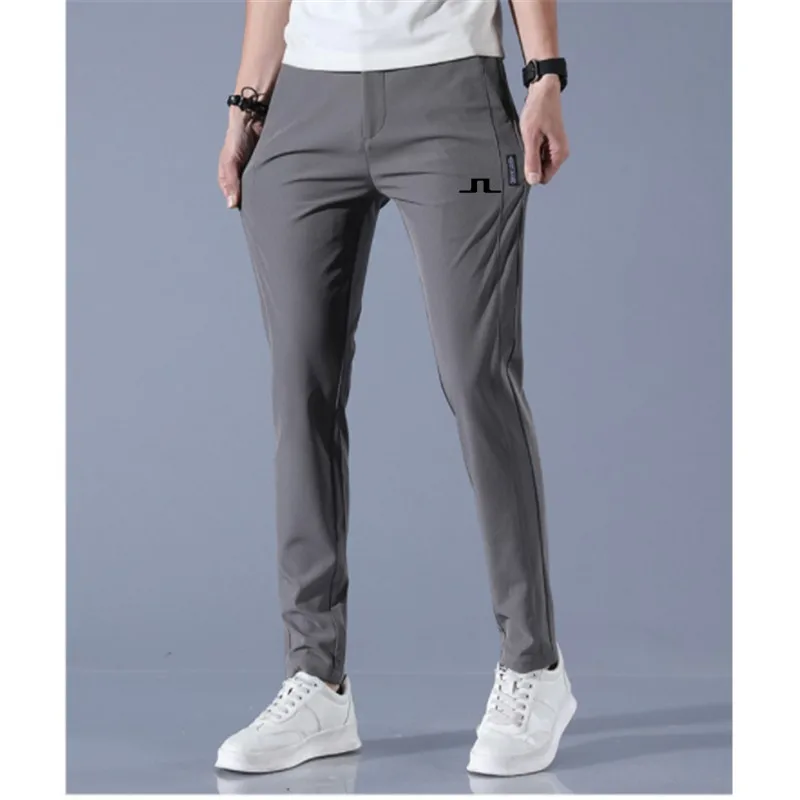 Sporting 2022 Summer Men Golf Pants High Quality Elasticity Fashion Casual Trous - £50.29 GBP