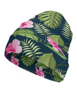 Mondxflaur Hibiscus Winter Beanie Hats Warm Men Women Knit Caps for Adults - £15.30 GBP