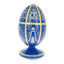 1896 Twelve Monograms Royal Wooden Egg - £38.36 GBP