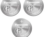 Panasonic CR1632-3 CR1632 3V Lithium Coin Battery (Pack of 3) - $7.99
