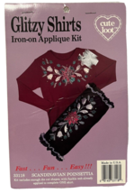 Vintage Glitzy ShirtsIron on Appliqué Kit, Scandinavian Poinsettia 33118... - $211.26 MXN