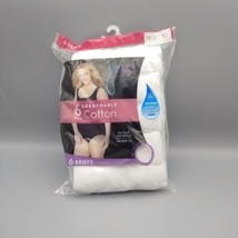 JMS Womens Cotton 6-Pack White Briefs - $18.80