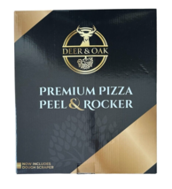 Premium Pizza Peel, Rocker &amp; Dough Scraper - Upgraded Pizza Peel Set - P... - £23.35 GBP
