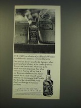 1990 Jack Daniels Whiskey Ad - The label on a bottle of Jack Daniel&#39;s Whiskey  - £14.82 GBP