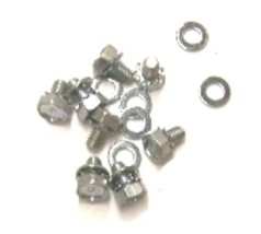 1965-1966 Corvette Screw And Washer Set Plug Shields 8 Each - $24.70