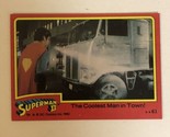 Superman II 2 Trading Card #61 Christopher Reeve - £1.56 GBP