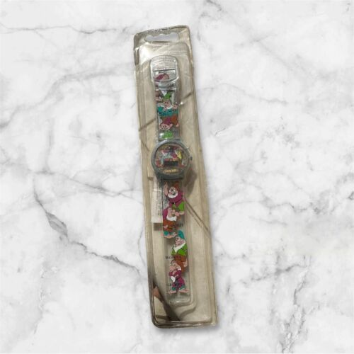 Disney Snow White and the Seven Dwarfs Watch NIP Vintage Will Need Battery - $4.78