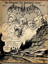 Batmania #12 1966-Batman fanzine-info-buy &amp; sell ads-limited printing-G/VG - £126.00 GBP