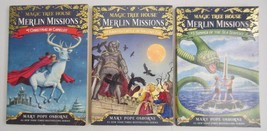 MAGIC TREE HOUSE Mary Pope Osborne ~ Merlin Missions #1-3 Christmas In Camelot - £7.79 GBP
