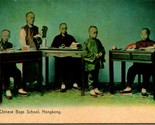Vtg Postcard 1910s Hong Kong China - Chinese Boys School - Unposted - $17.77
