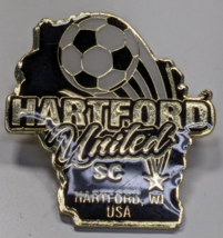 Hartford United Soccer Club - Wisconsin - Backpack Hat Lapel Pin - £11.31 GBP