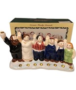 Vintage Judaica Hanukkah Ceramic Dancing Family Menorah New 11” x 7” *read - $1,253.37 MXN