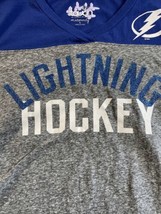 Tampa Bay Lightning Shirt Women’s Maternity Large Touch Alyssa Milano Hockey - £8.67 GBP