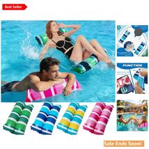 Chic 4-Pack Inflatable Pool Hammocks - Mesh Chair for Ultimate Relaxation - $37.57