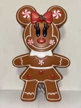 24&quot; Gingerbread Minnie Mouse Christmas Outdoor Décor Blow Mold LED Lighted - $55.71
