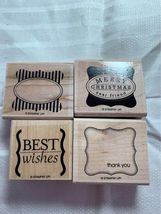 Stampin Up Cute &amp; Curly rubber stamp set - £5.50 GBP