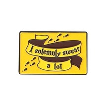 Harry Potter Pin I Solemnly Swear A Lot Funny Lapel Pin Parody Pin - £7.96 GBP