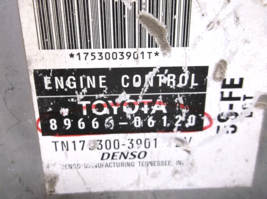 00-01 TOYOTA CAMRY/SOLARA /2.2L /AUTOMATIC   ENGINE COMPUTER.ECU.ECM..OEM image 3