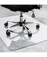 Glaciermat Clear Glass Chair Mat 60 By 48 Inches For Home Office - $837.60
