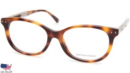 New Bottega Veneta BV0129OA 002 Tortoise Eyeglasses Glasses Frame 53-17-145mm - £141.77 GBP