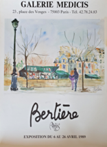 Denise Bertiere - Poster Original D&#39;Exposition- - on. Quay de Paris - 1989 - $147.74