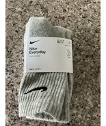 Nike Unisex Everyday Cushion Crew Training Socks Medium SX7664-063 - $355.44 MXN