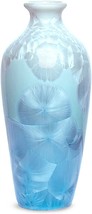 Handmade Chinese Flower Bud Vase Light Blue, Rouleau Shape, Dahlia, 6 Inches. - $64.96