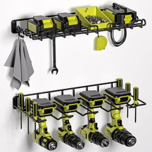 Power Tool Organizer, Drill Holder Max 50lb load &amp; Assembly-free by Heav... - $23.70
