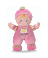 Fisher Price Baby&#39;s 1st First Doll 10&quot; Pink Plush Rattle Soft Body Pack ... - £31.45 GBP