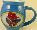 Marvel Spiderman Coffee Cup Mug  Blue 2013 16 oz - £14.47 GBP